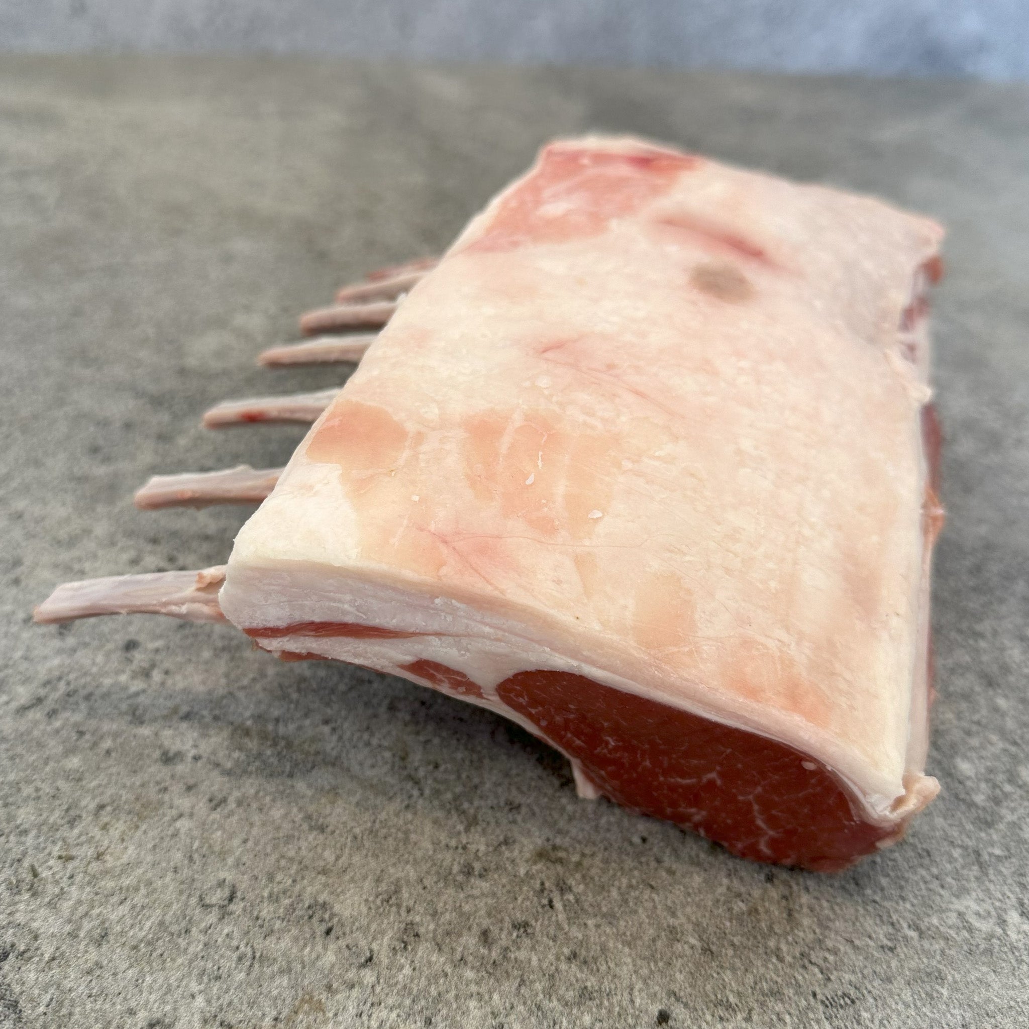 Beef Rump Rack Lamb Rack Roast - Cap On (750g) – Robanco Meats